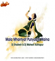 Mala Mhantyat Punyachi Maina In EDM mix Dj Shailesh x Dj Mahesh Kolhapur